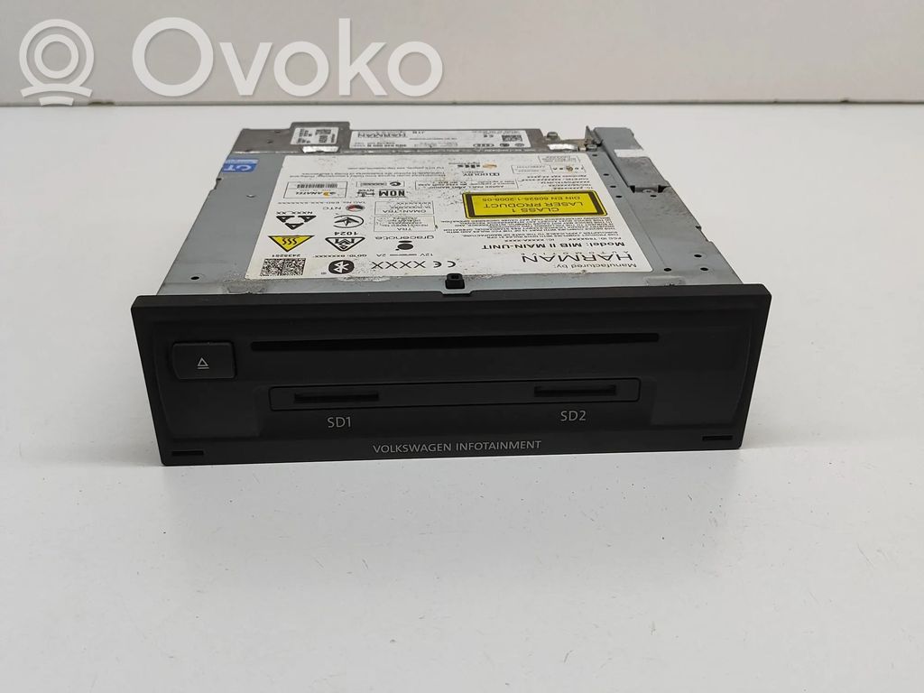 Volkswagen Golf VII Unité / module navigation GPS 