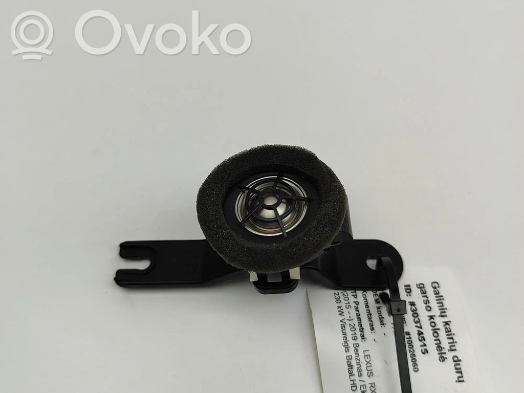Lexus RX 450H Altoparlante portiera posteriore 