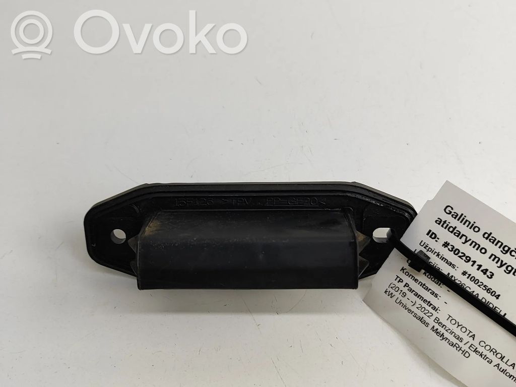 Toyota Corolla E210 E21 Botón interruptor de maletero abierto 