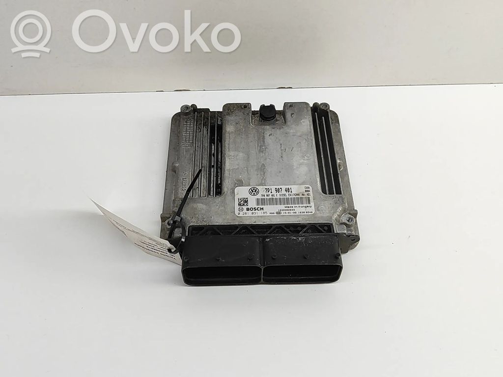 Sterownik / Moduł ECU   7P1907401K,0281031185,7P1907401