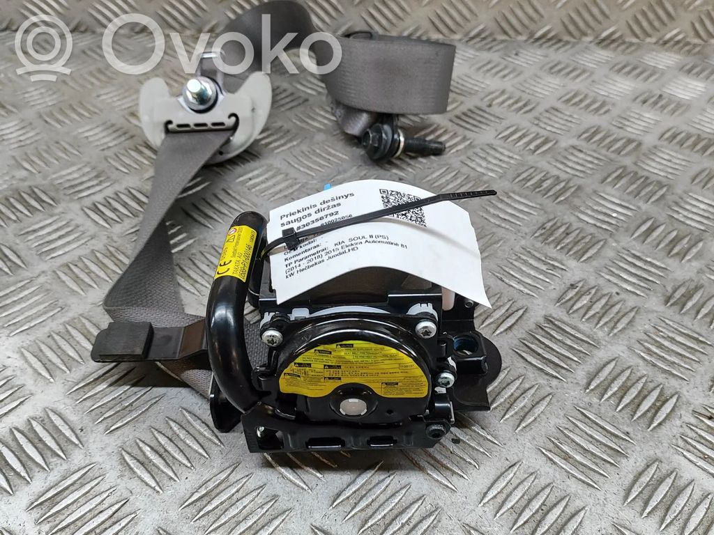KIA Soul Ceinture de sécurité avant 