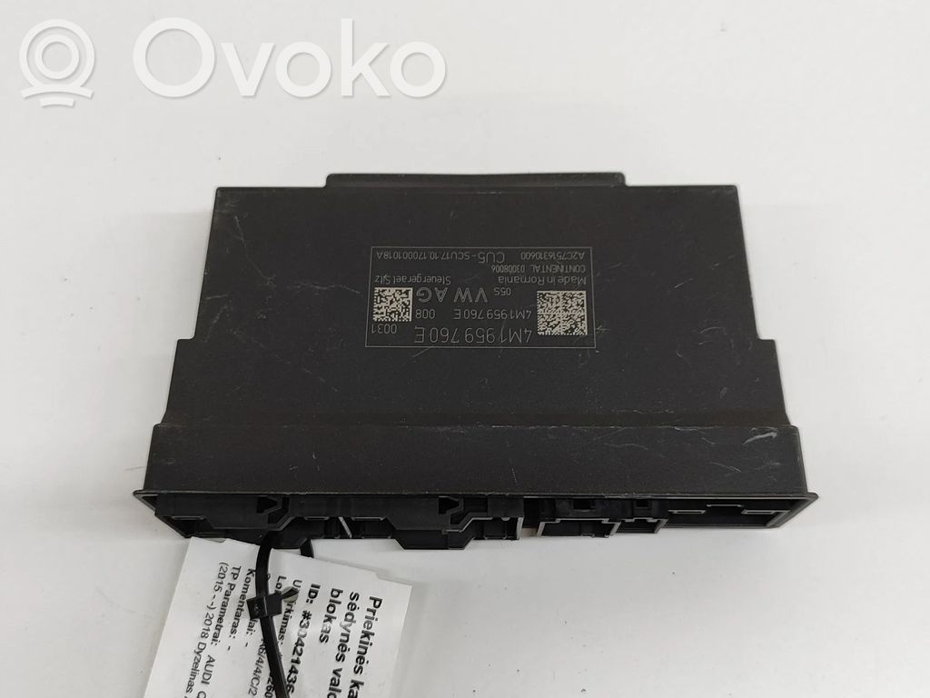 Module de commande de siège   4M1959760E