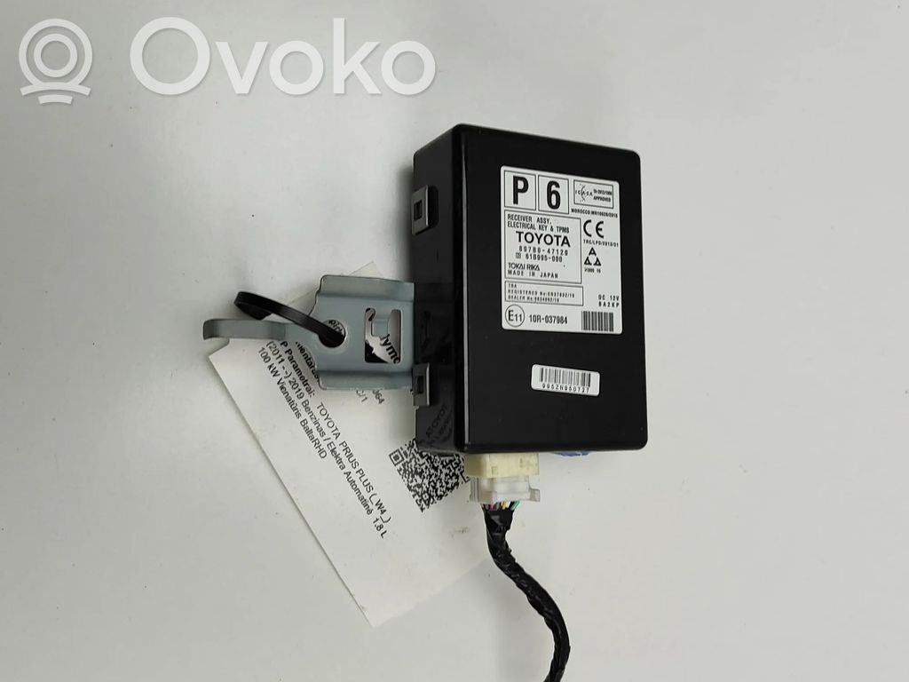 Toyota Prius+ (ZVW40) Tire pressure control unit 