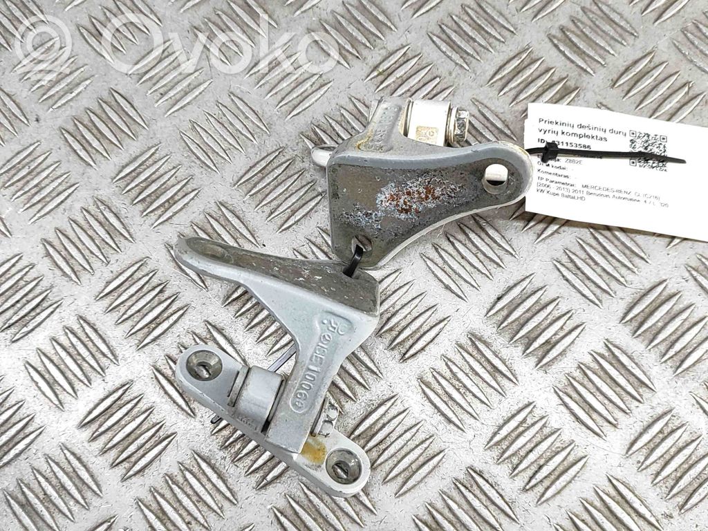Mercedes-Benz CL C216 Juego de bisagras de puerta delantera 