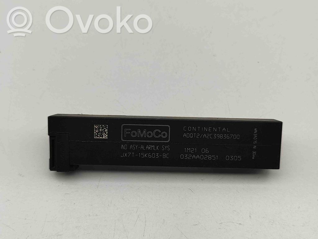 Ford Puma Keyless system antenna 