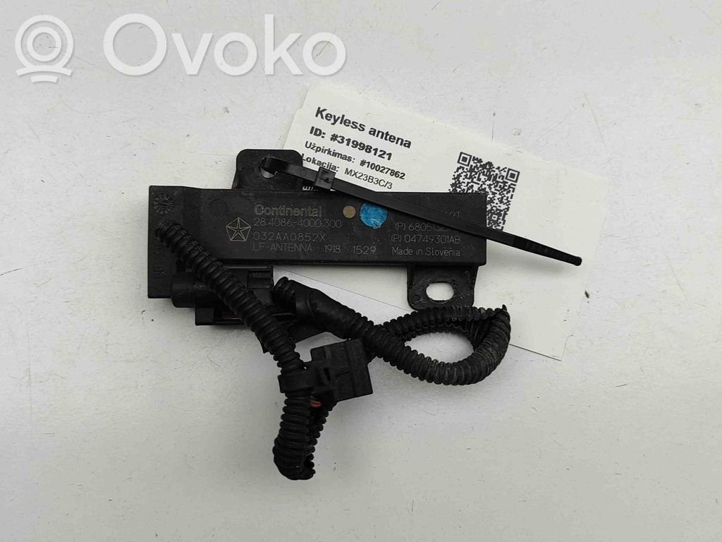 Alfa Romeo Stelvio Antenna di sistema senza chiave 