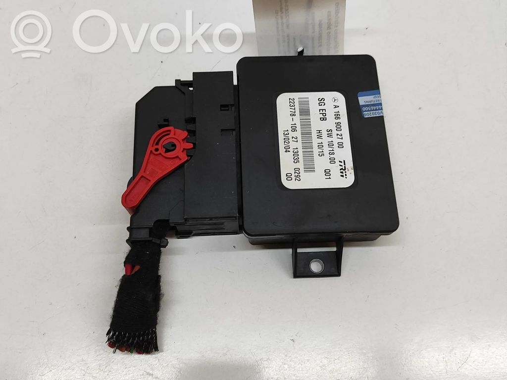 Mercedes-Benz ML W166 Unitate/modul comandă EMF frână spate 