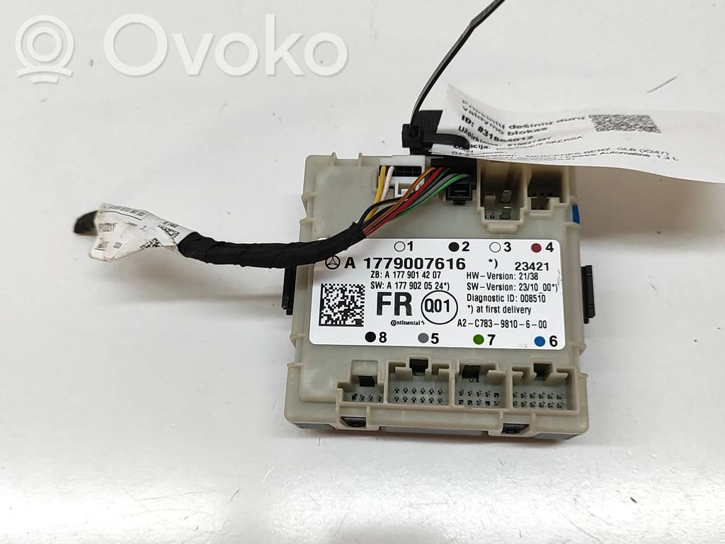 Mercedes-Benz GLB X247 Door control unit/module 