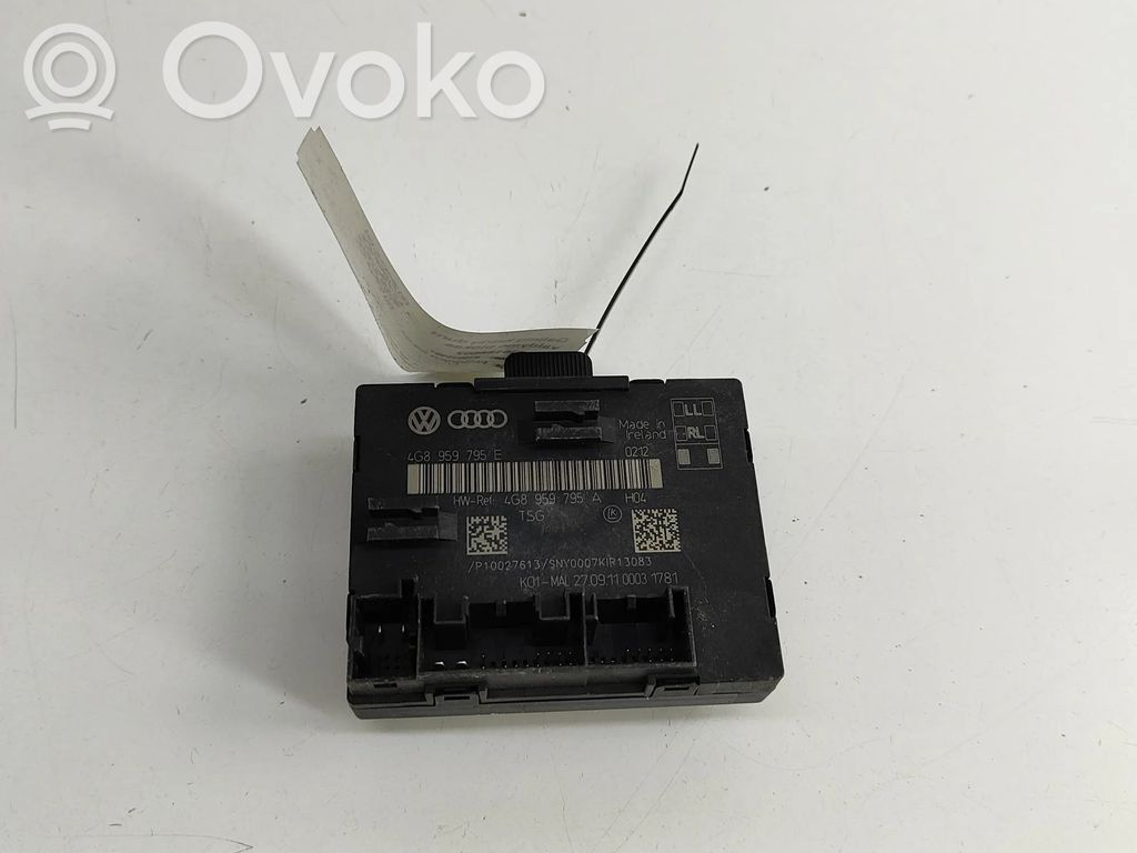 Audi A6 S6 C7 4G Centralina/modulo portiere