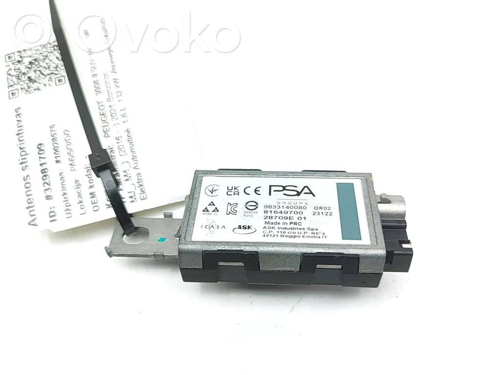 Peugeot 3008 II Amplificatore antenna