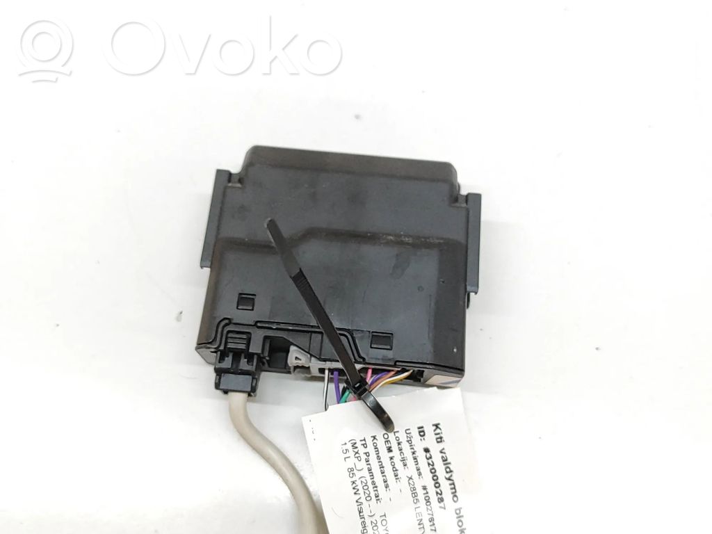 Toyota Yaris Cross Current control relay 