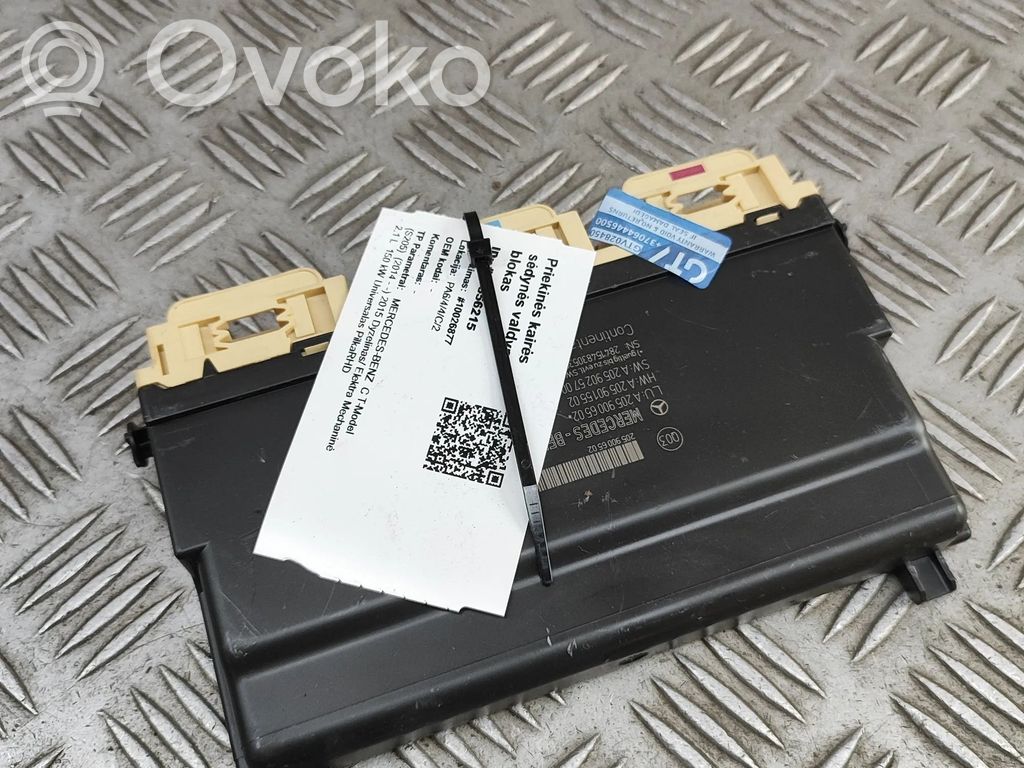 Mercedes-Benz C W205 Module de commande de siège 