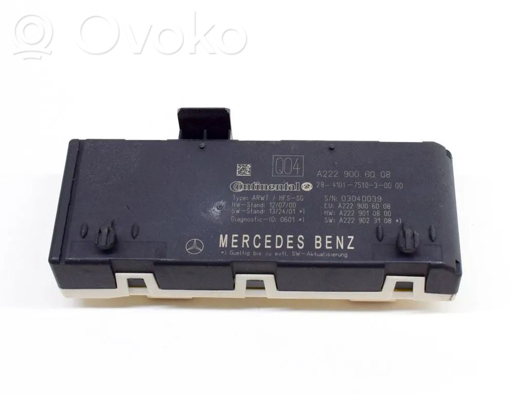 Mercedes-Benz C W205 Sterownik / Moduł elektrycznej klapy tylnej / bagażnika 