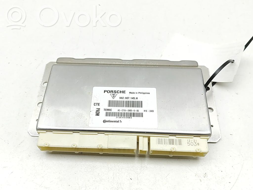 Porsche 911 992 Inne wyposażenie elektryczne 
