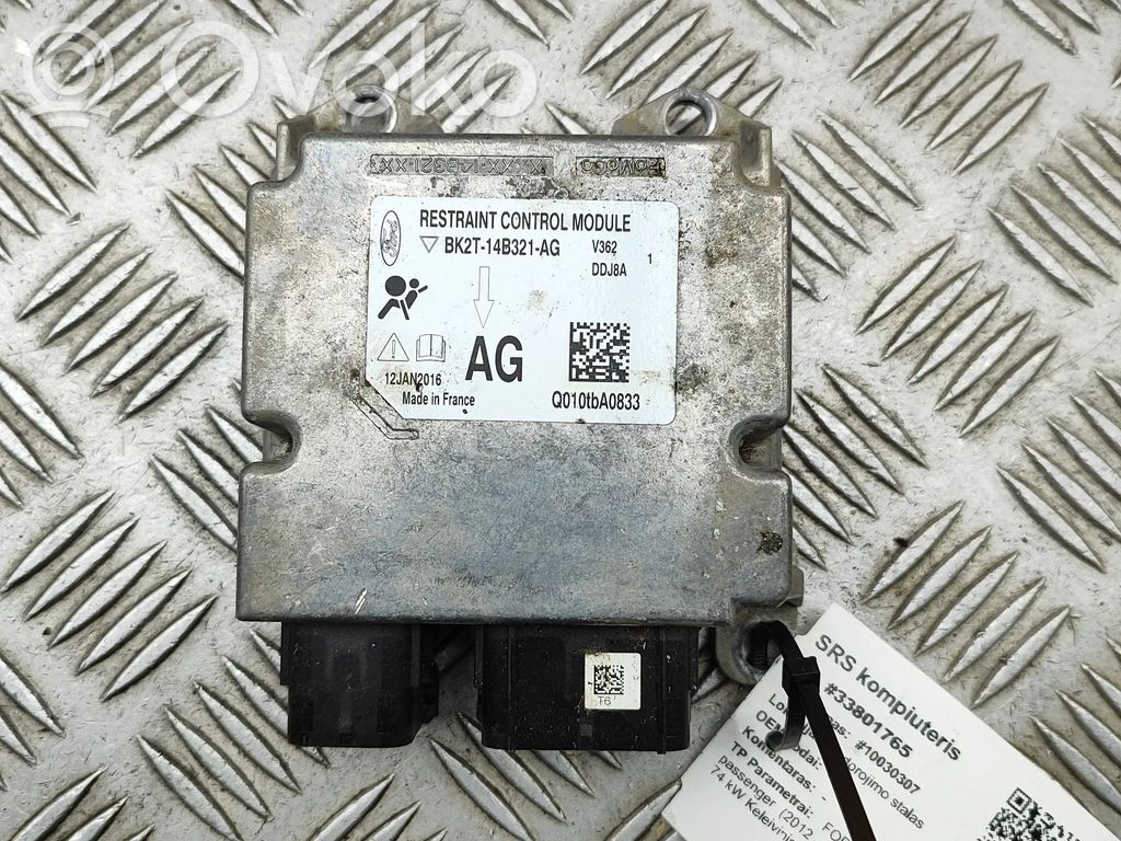 Airbag control unit/module   BK2T14B321AG