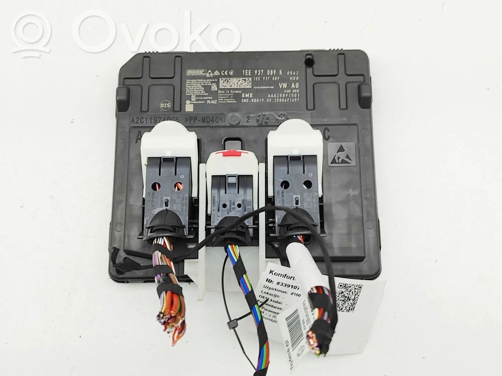 Skoda Elroq Korin keskiosan ohjainlaite 