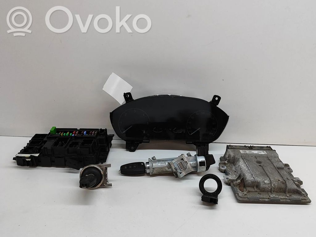 Ford Transit Custom Juego de cerradura y set ECU del motor 
