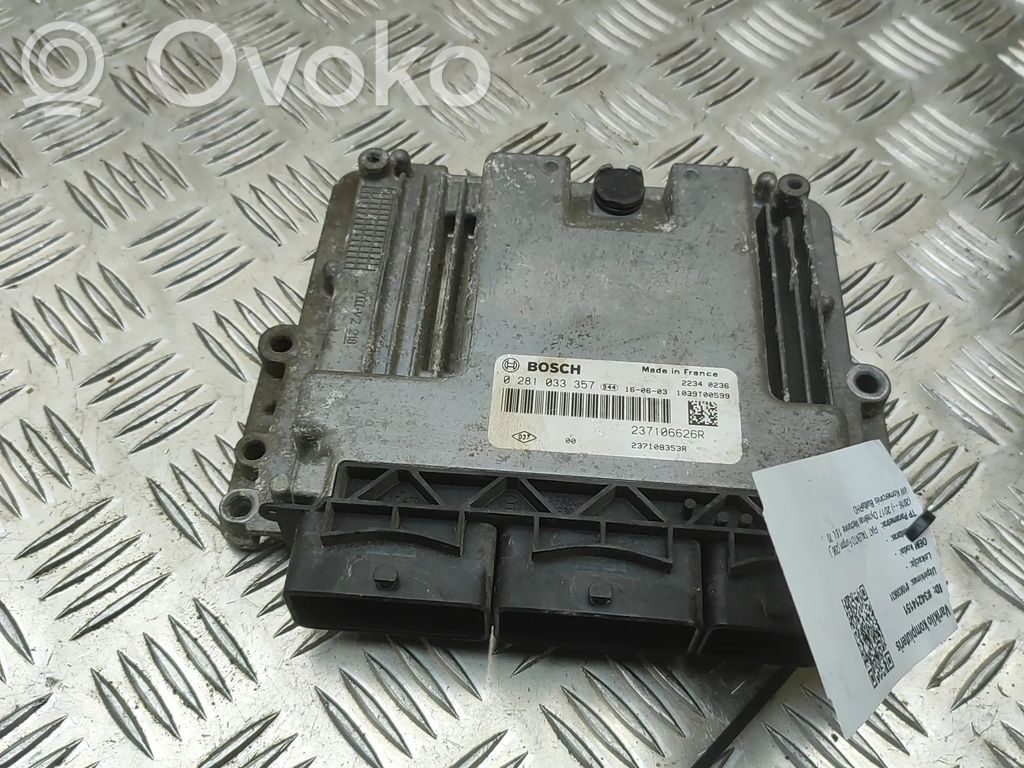Engine control unit/module   237106626R,237108353R,0281033357