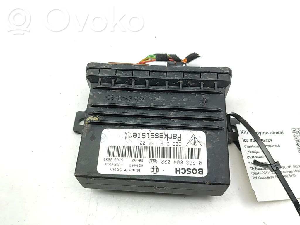 Porsche Boxster 987 Parking PDC control unit/module 