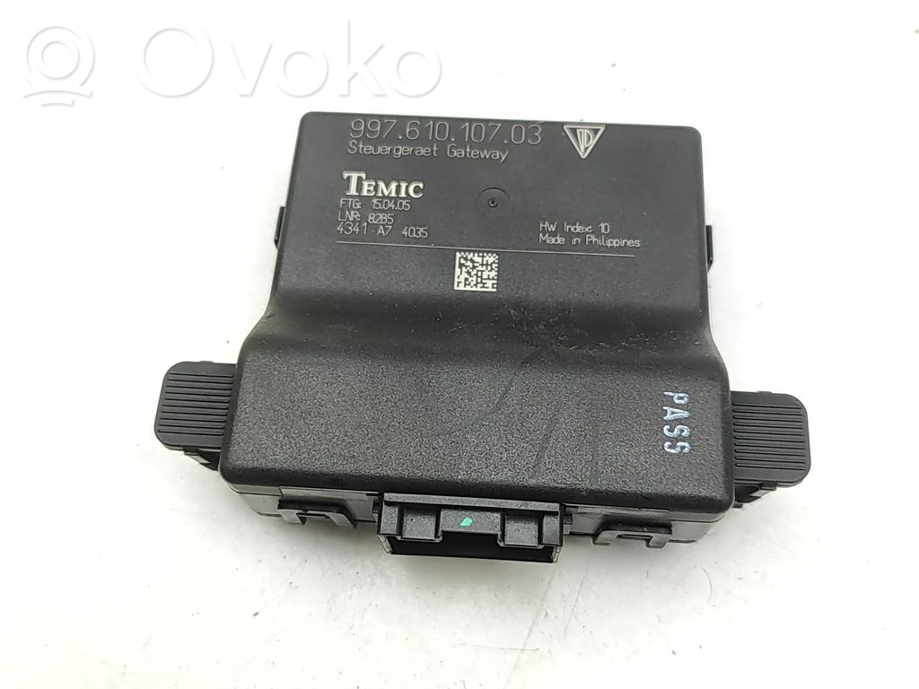 Porsche Boxster 987 Módulo de control Gateway 