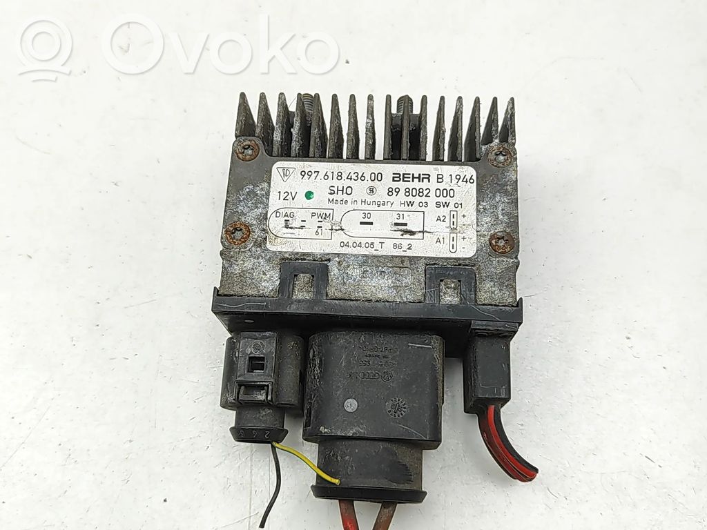 Porsche Boxster 987 Module de commande de ventilateur 