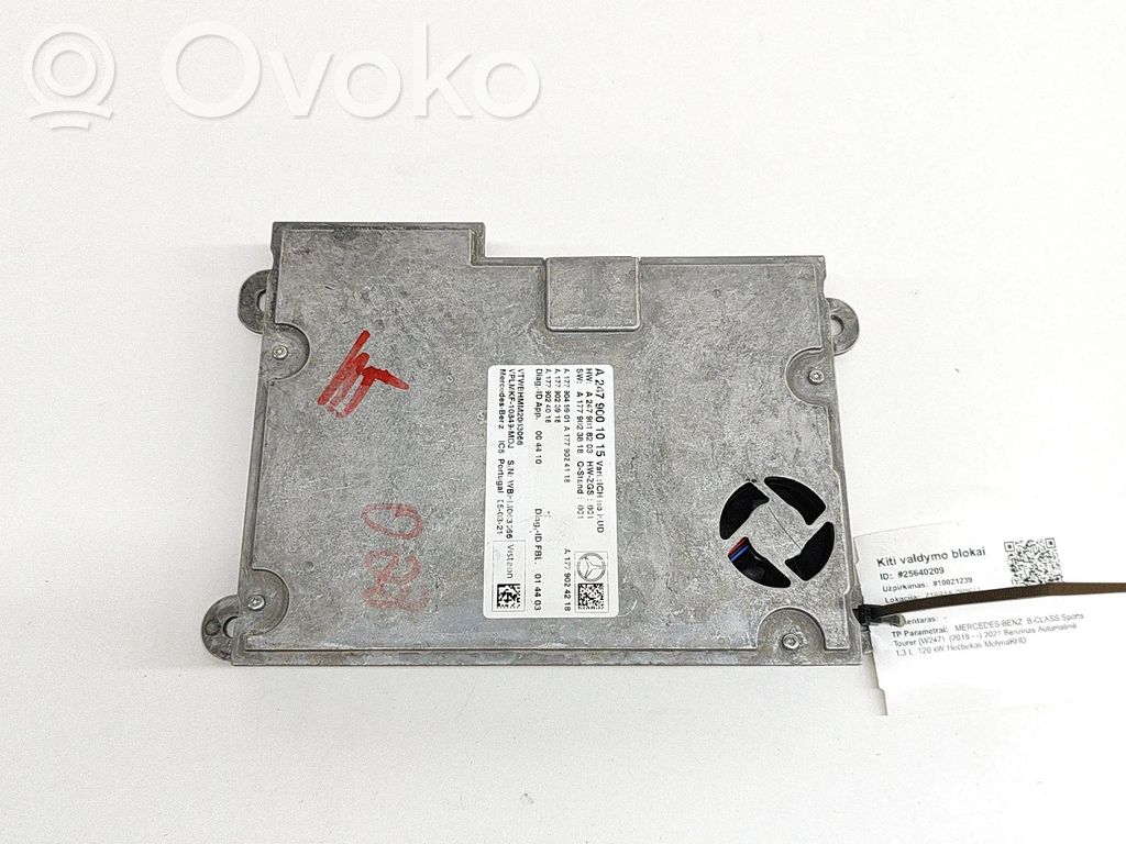 Mercedes-Benz B W247 Inne wyposażenie elektryczne 