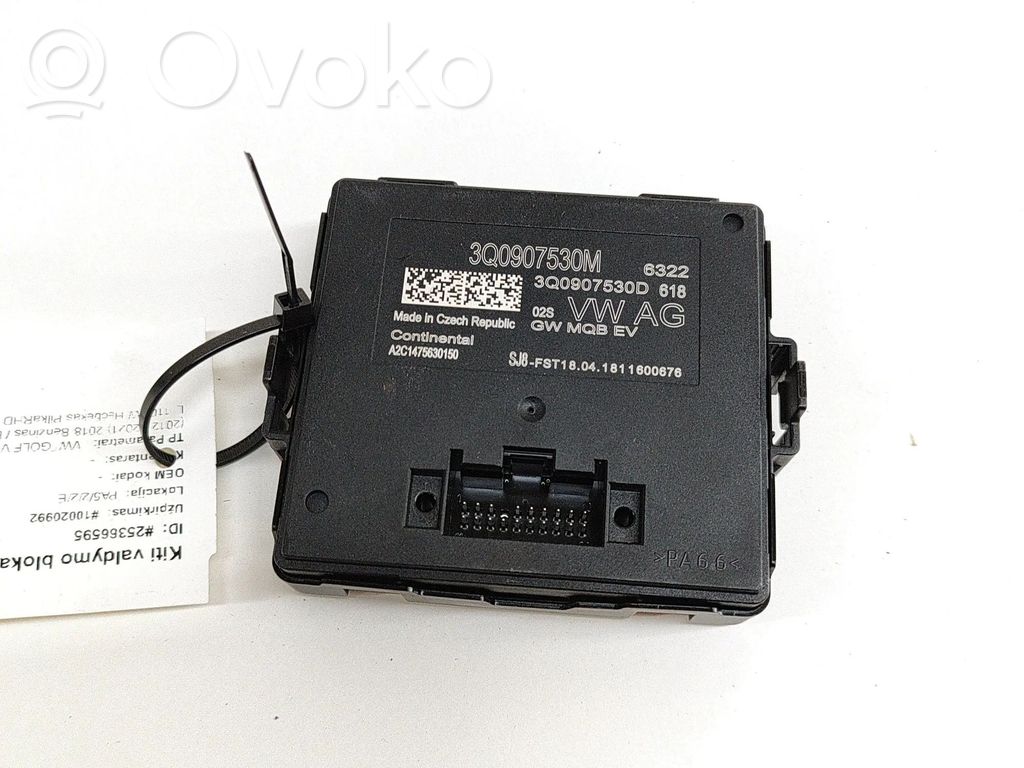 Volkswagen Golf VII Módulo de control Gateway 