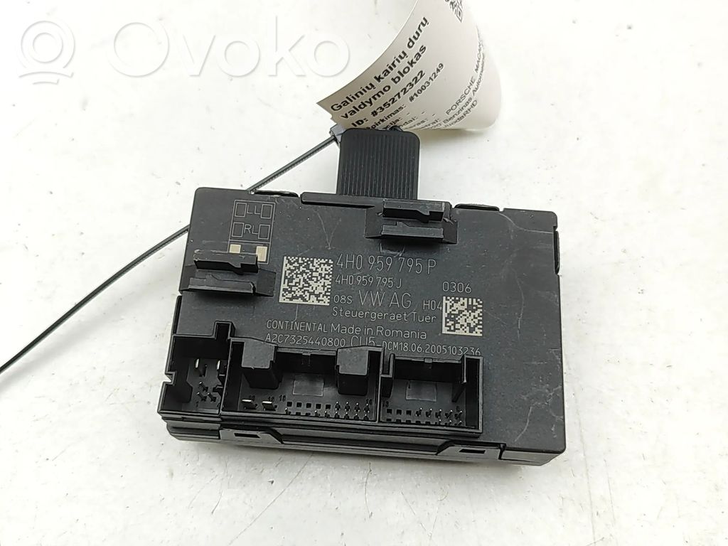 Unité de commande module de porte   4H0959795P,4H0959795J,A2C7325440800