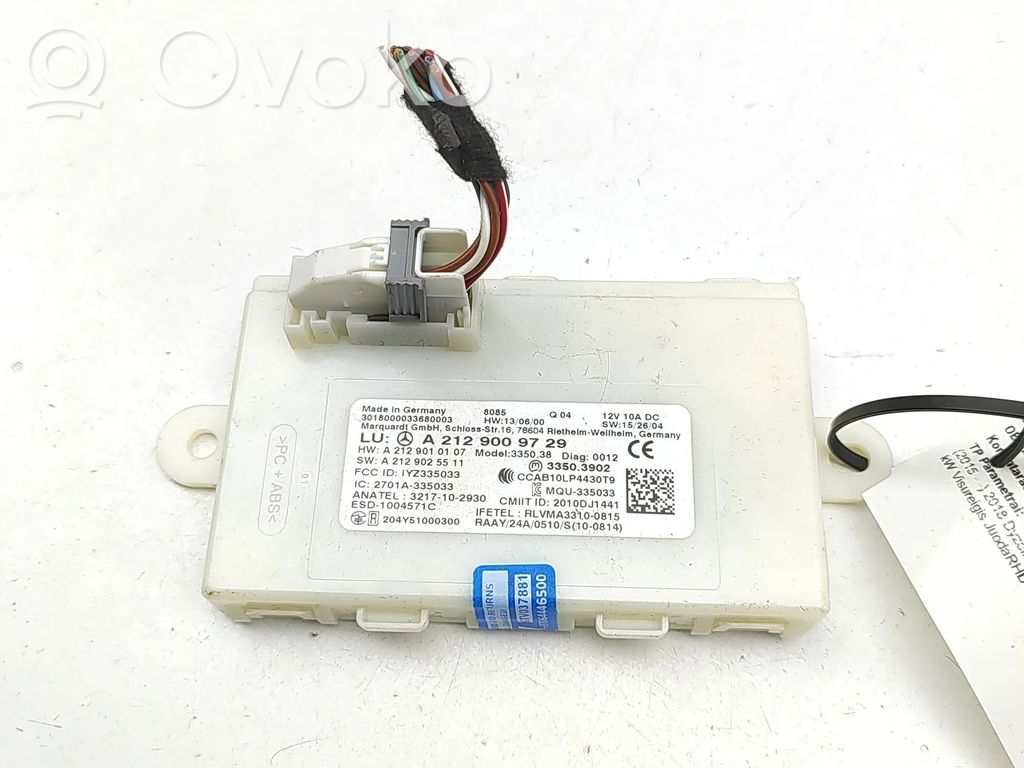 Mercedes-Benz GLE (W166 - C292) Unitate/modul de control fără cheie (KESSY) 