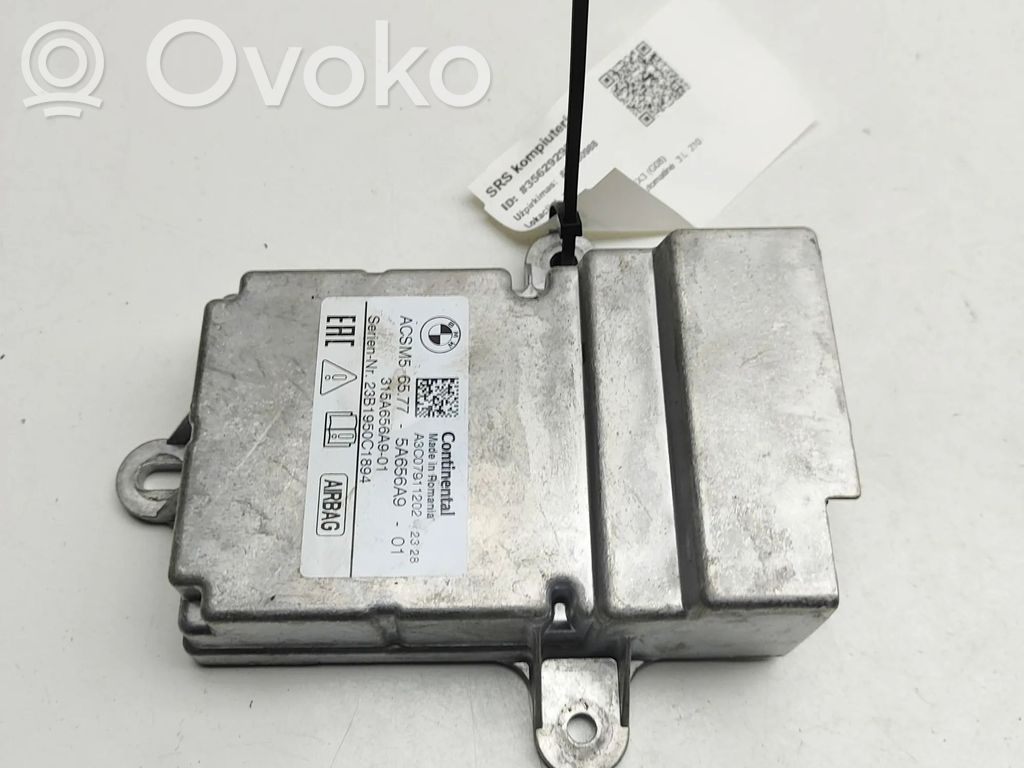 BMW iX3 G08 Airbag control unit/module 