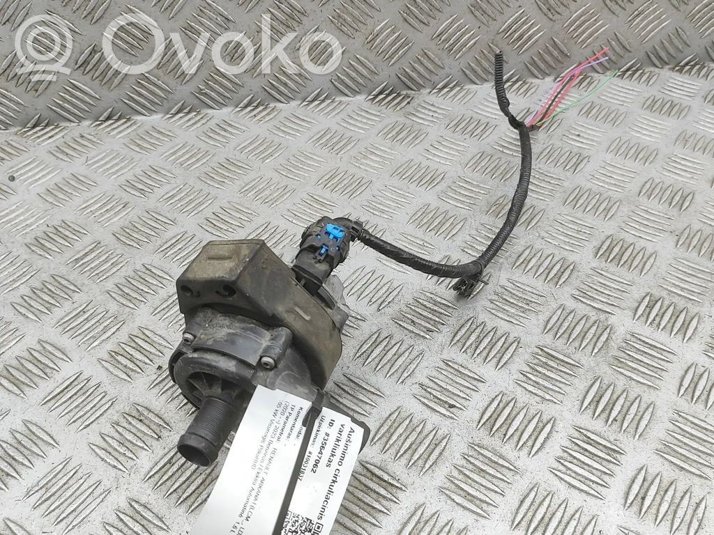 Renault Arkana Bomba auxiliar eléctrica de agua/refrigerador 