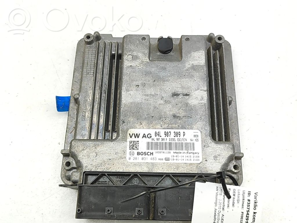 Audi Q3 F3 Unidad de control/módulo del motor 