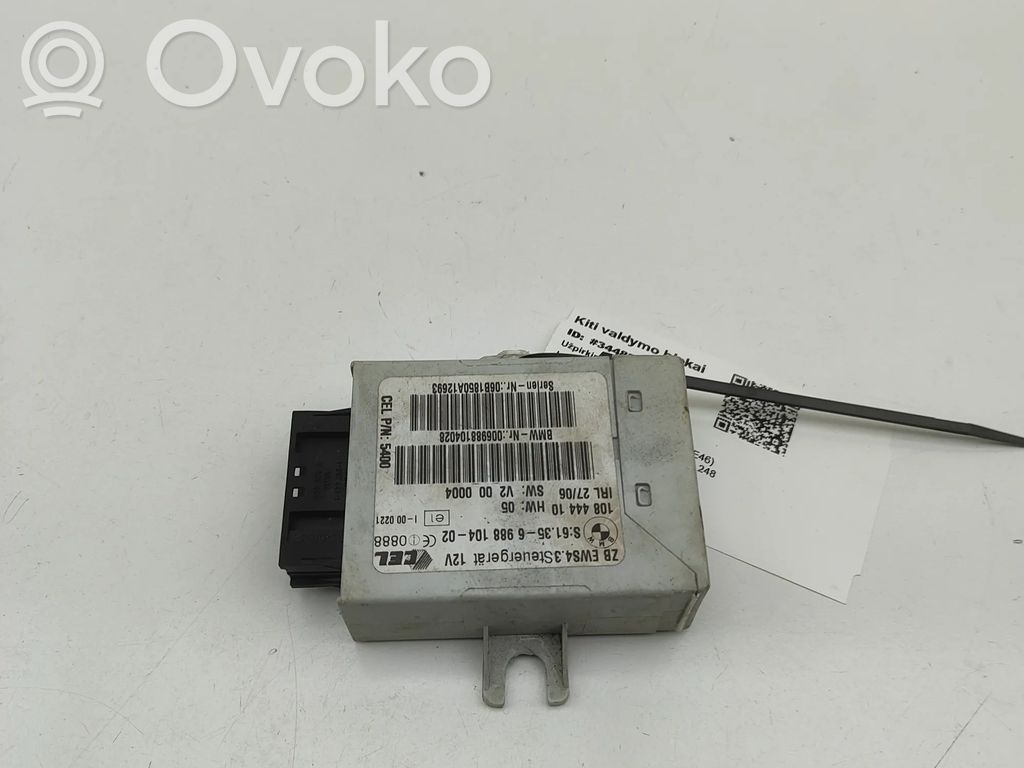 BMW 3 E46 Unité de commande dispositif d'immobilisation 