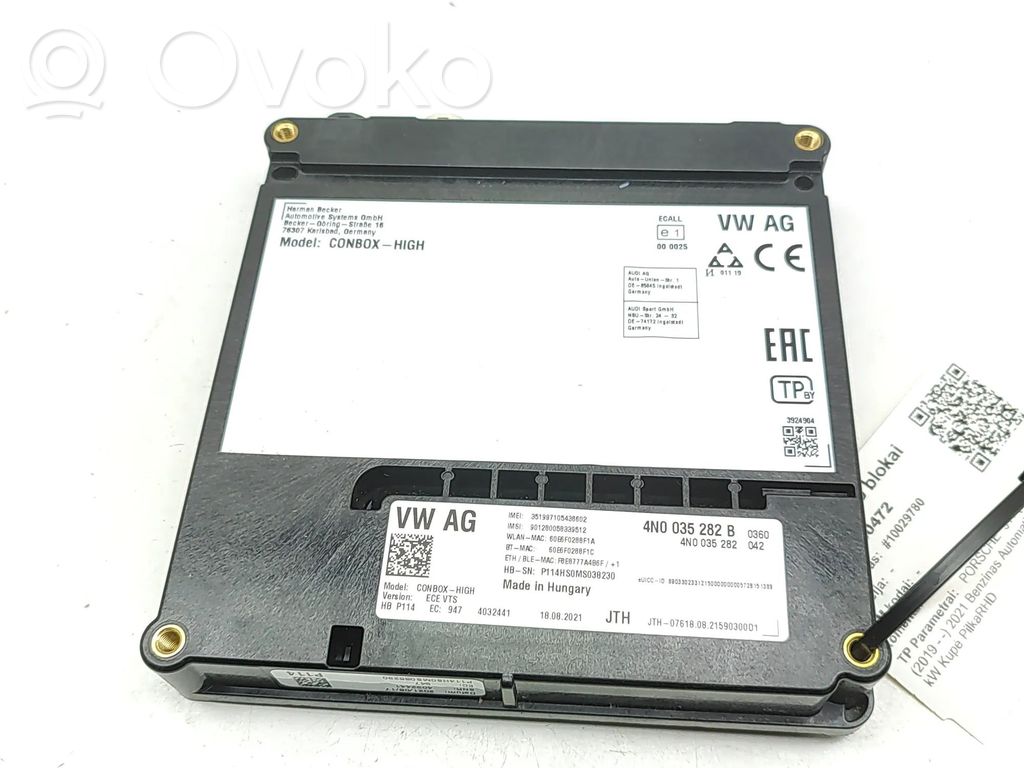 Unité de commande, module téléphone   4N0035282B,4N0035282