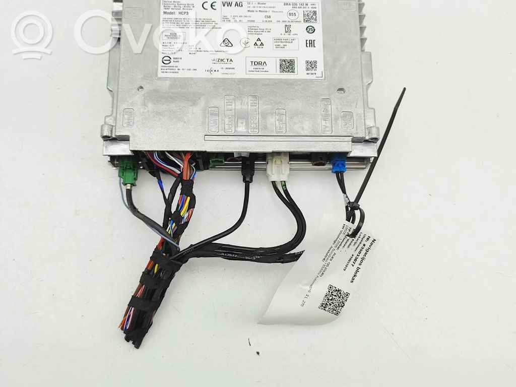Panel / Radioodtwarzacz CD/DVD/GPS   8MA035041H,8MA035142M