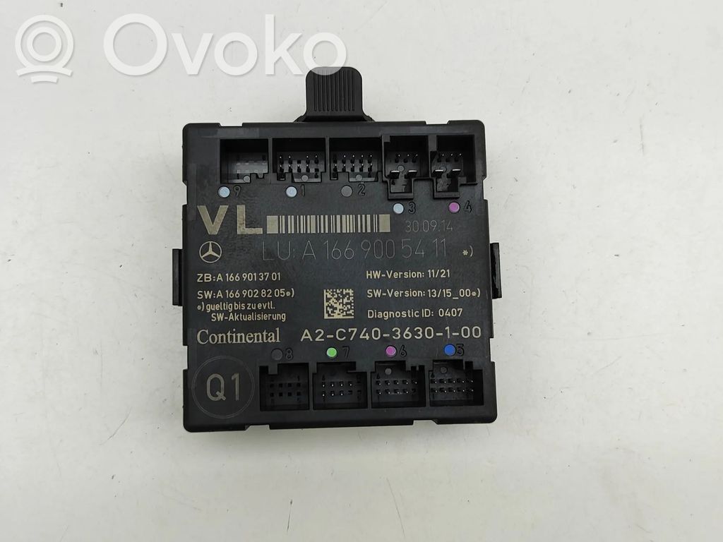 Mercedes-Benz A W176 Centralina/modulo portiere