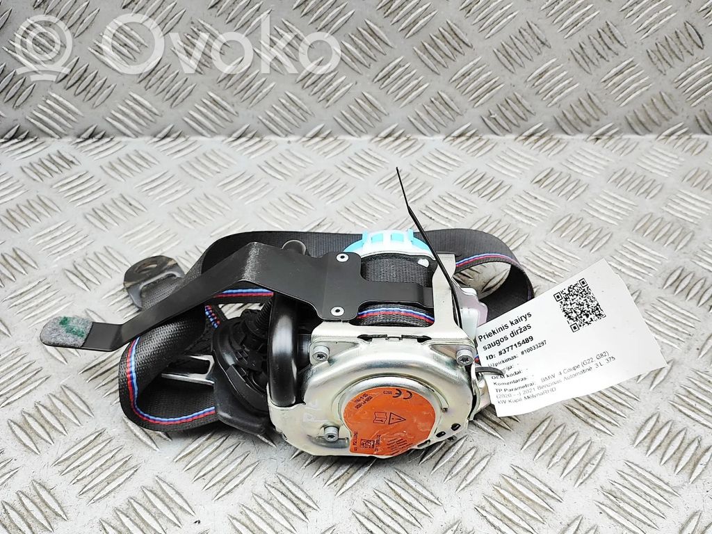 BMW M4 G82 G83 Ceinture de sécurité avant