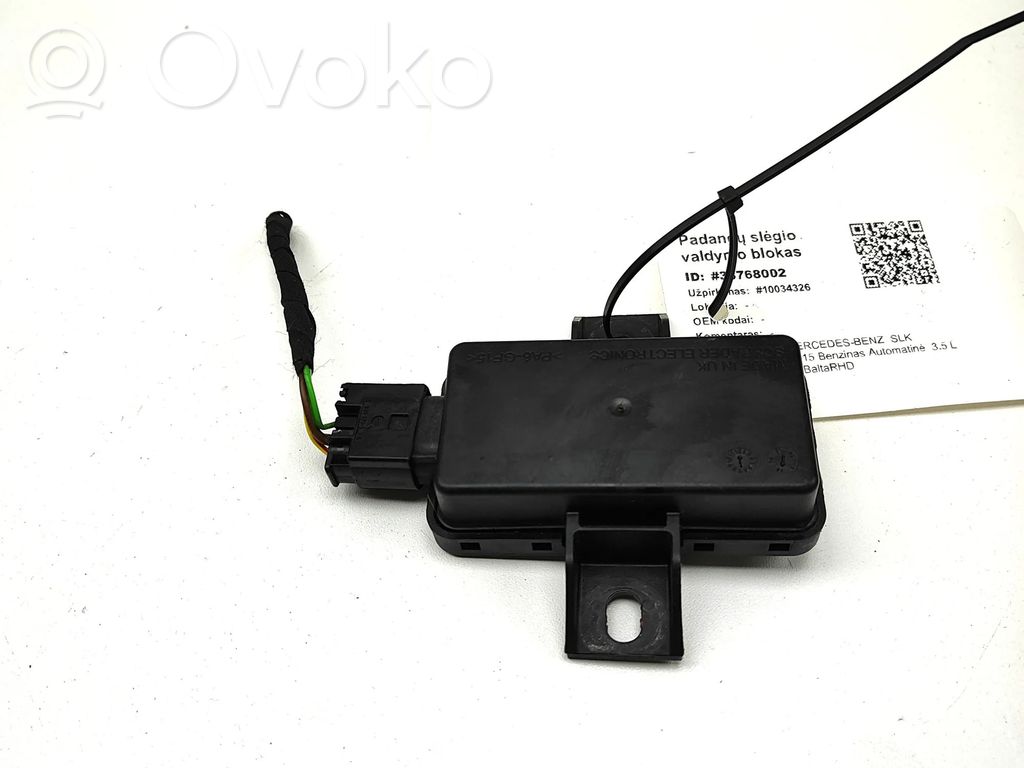 Mercedes-Benz SLK R172 Tire pressure control unit