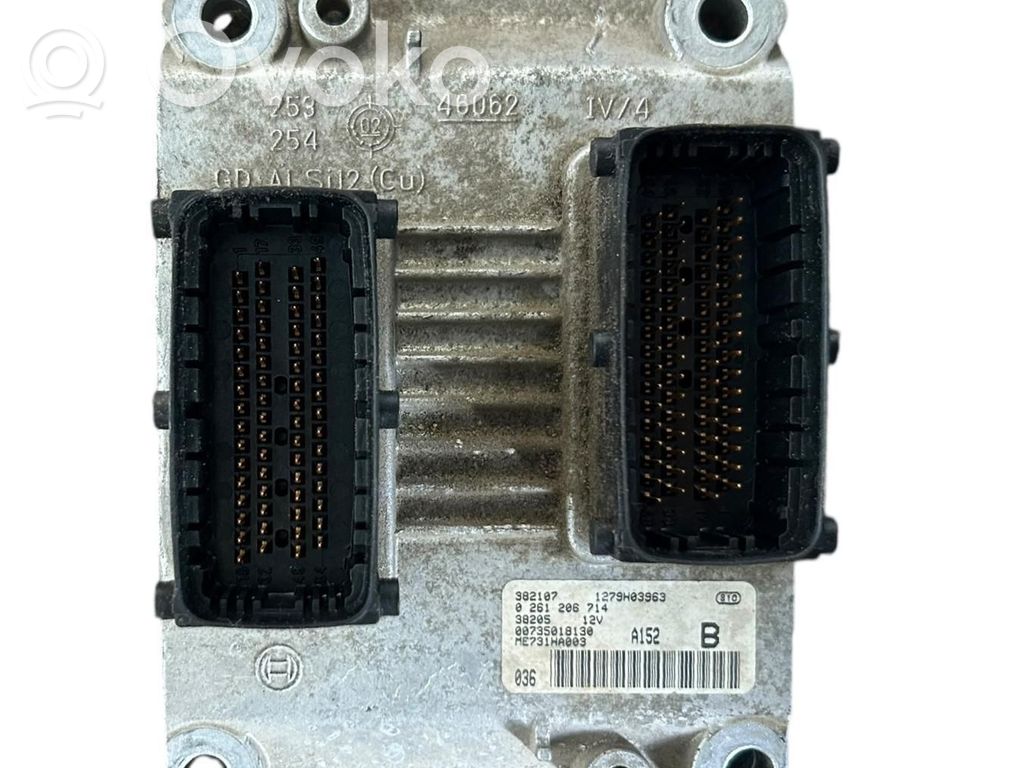Unité de commande / module d'injection   73501813,0261206714,73501813,AR37203