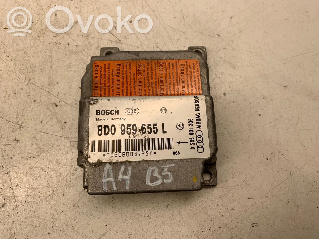 Audi A4 S4 B5 8D Airbag control unit/module 