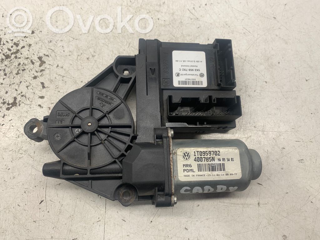 Volkswagen Caddy Silnik regulatora szyby drzwi przednich 
