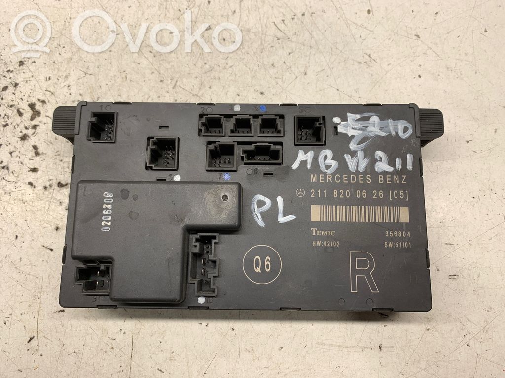 Mercedes-Benz E W211 Door control unit/module 