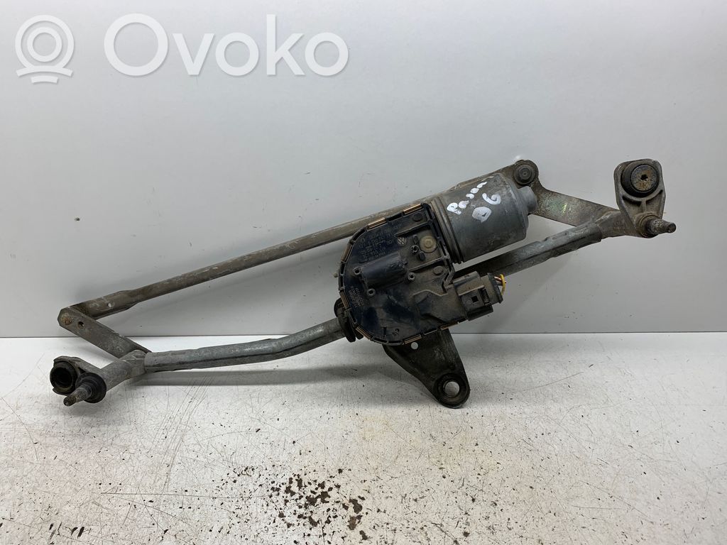 Volkswagen PASSAT B6 Mechanizm i silniczek wycieraczek szyby przedniej / czołowej 