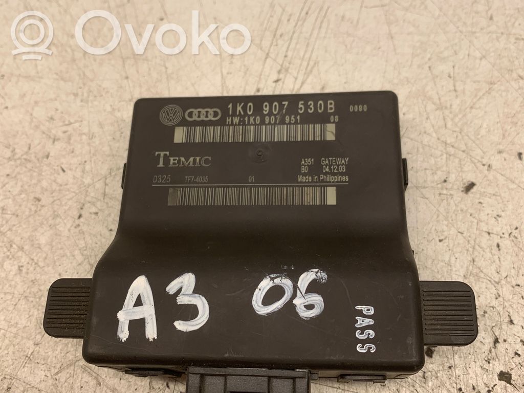 Audi A3 S3 A3 Sportback 8P Gateway control module 
