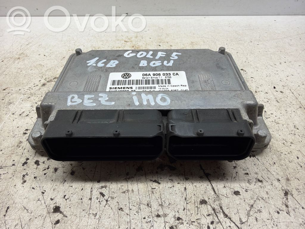 Volkswagen Golf V Engine control unit/module 