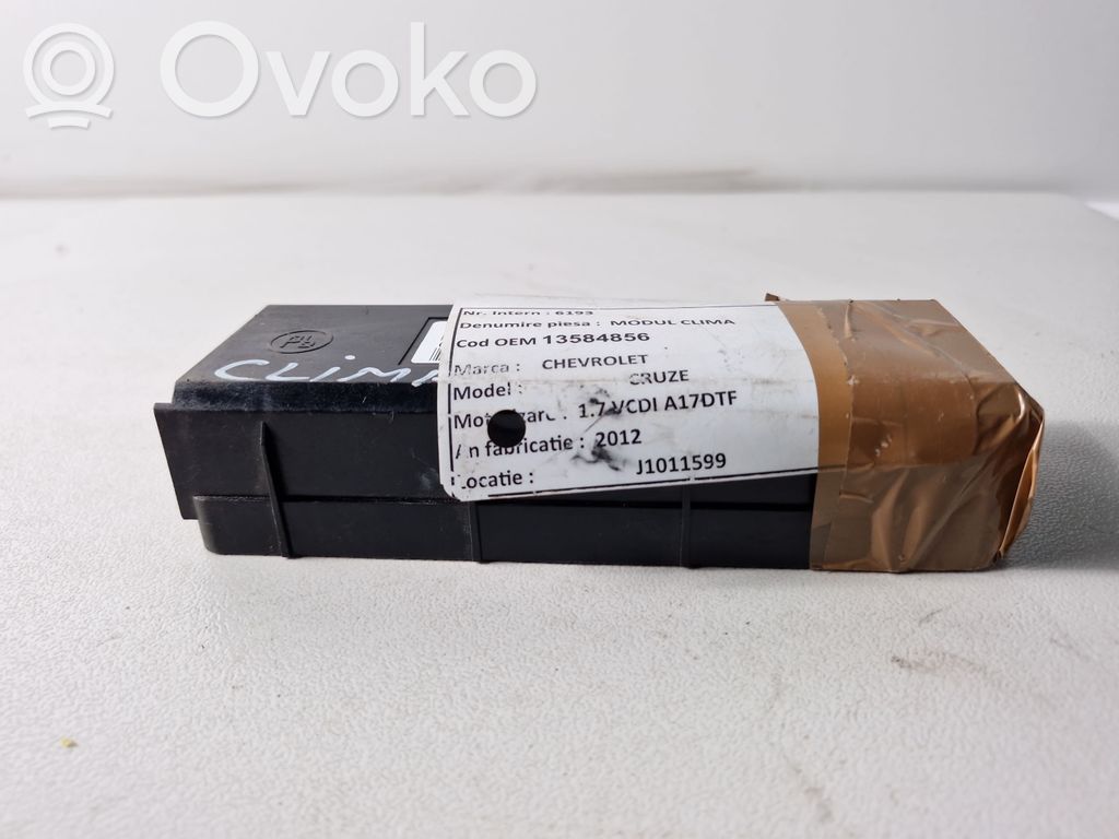 Chevrolet Cruze Unitate control climatizare 