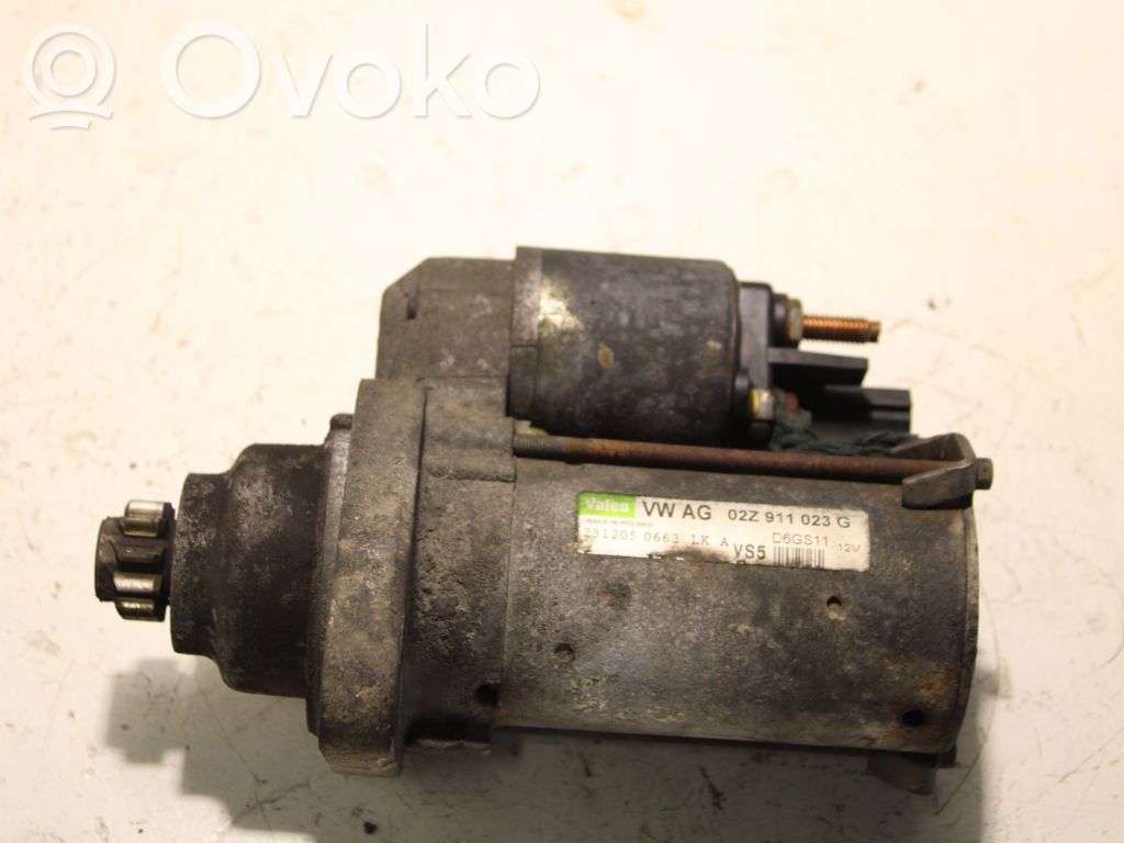 Motor de arranque   02Z911023G