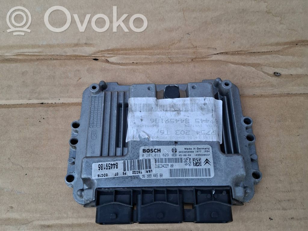 Citroen C4 I Engine control unit/module 