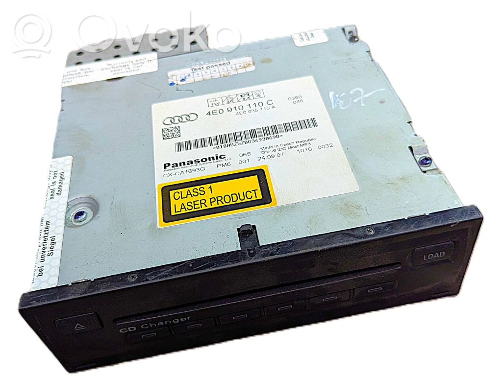 Audi A4 S4 B8 8K Zmieniarka płyt CD/DVD 