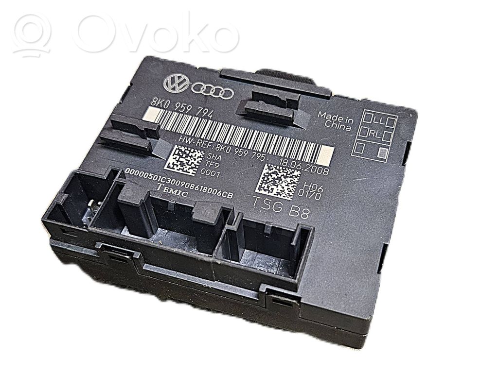 Door control unit/module   8K0959795,18062008,8K0959794